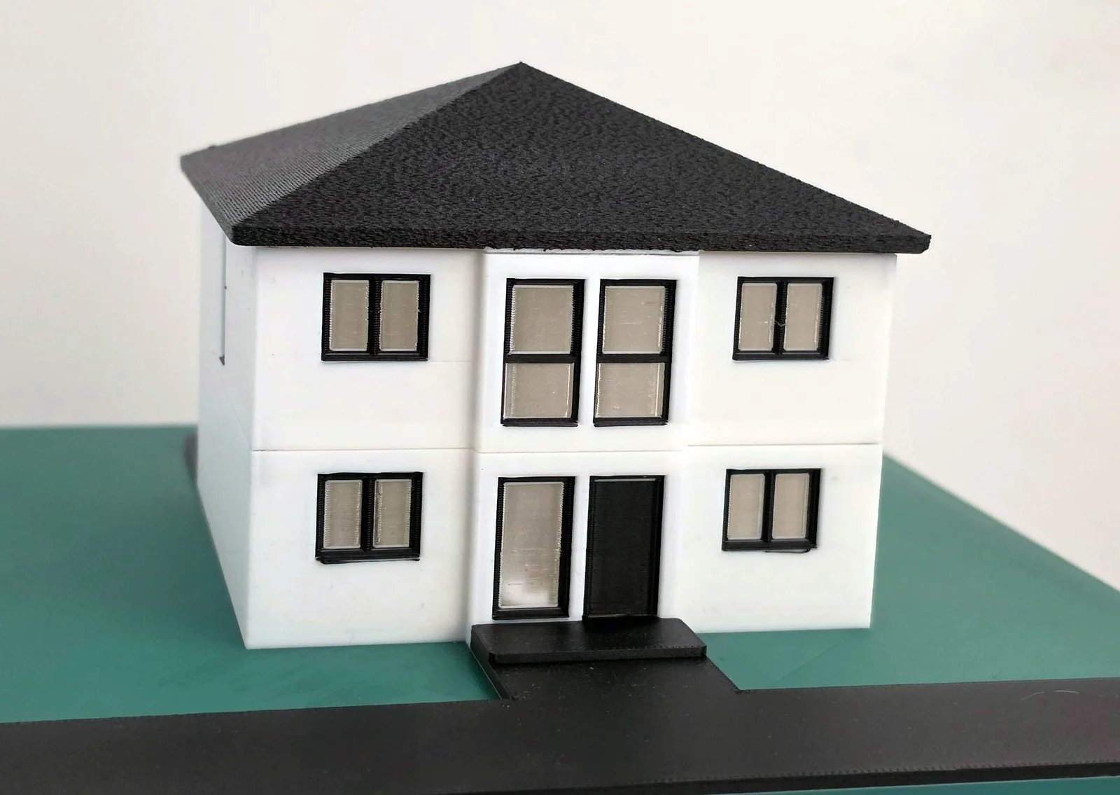 3D-Modell Stadtvilla Frontansicht